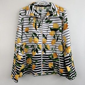 Zippered Women’s Lemony blouse styled Jacket.